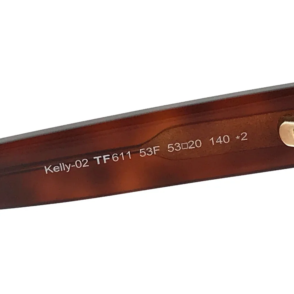 Tom Ford Sunglasses Kelly-02 TF611 53F Tortoise Frames w/ Brown Gradient Lenses